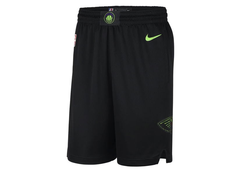 Shorts Nike Pelicans City Edition Swingman Basketball Shorts Svart | DX8711-010