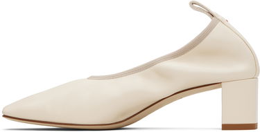 Skovård Aeyde Aeyde Narissa Ruched Block Heels Vit | A11-PU0600001002-225, 2