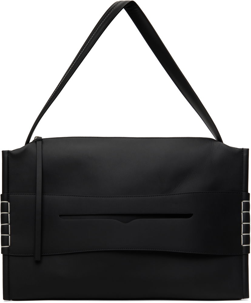Tygpåse JW Anderson JW Anderson Large Loafer Shoulder Bag Svart | HB0717-LA0360
