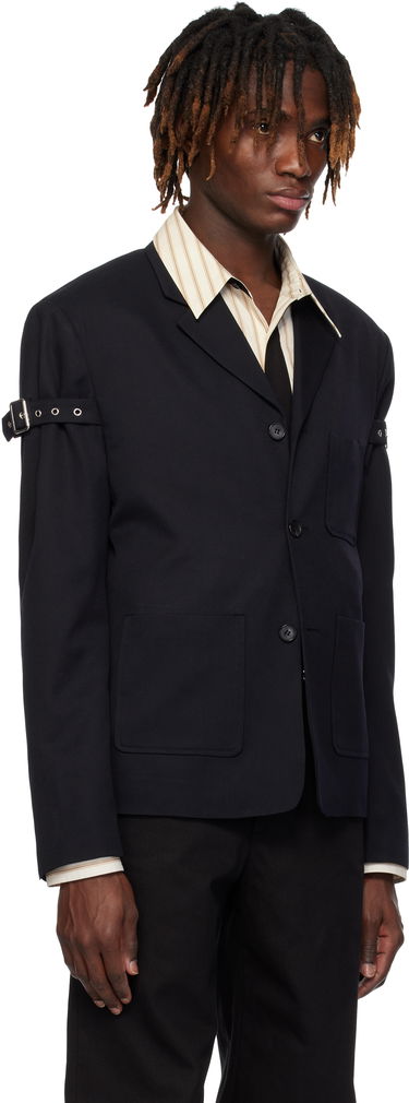 Jacka We11done We11done Belted Blazer Svart | WD-JK0-25-006-U-NV, 1
