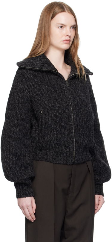 Sweater LEMAIRE LEMAIRE Zipped Knit Cardigan Grå | OW1186 LK1029, 1