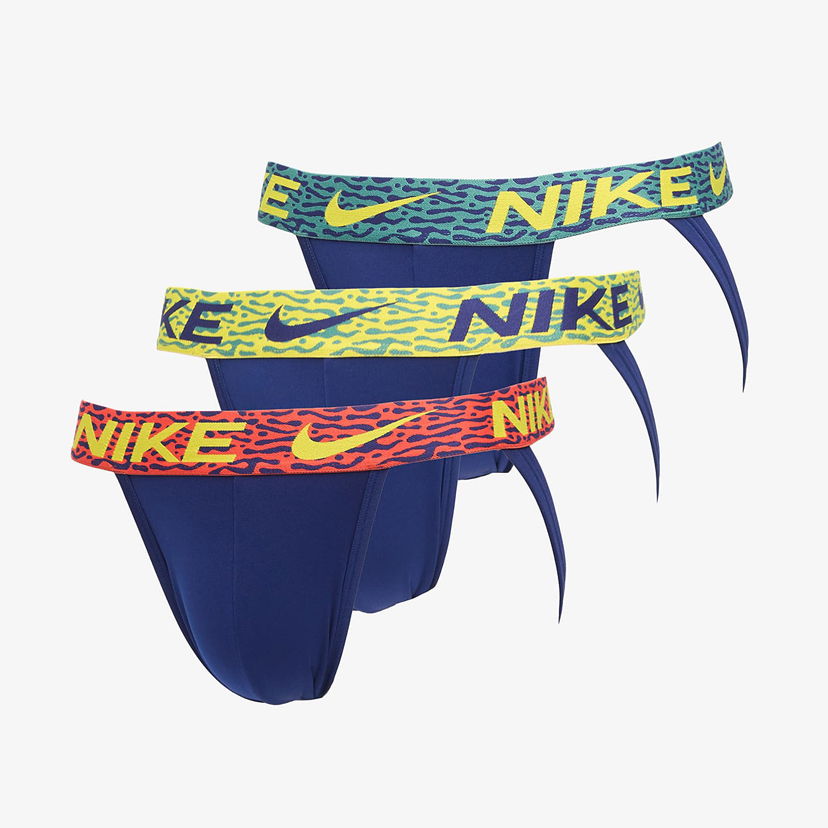 Boxare Nike Nike Jock Strap 3-Pack Blå | 0000KE1144-405