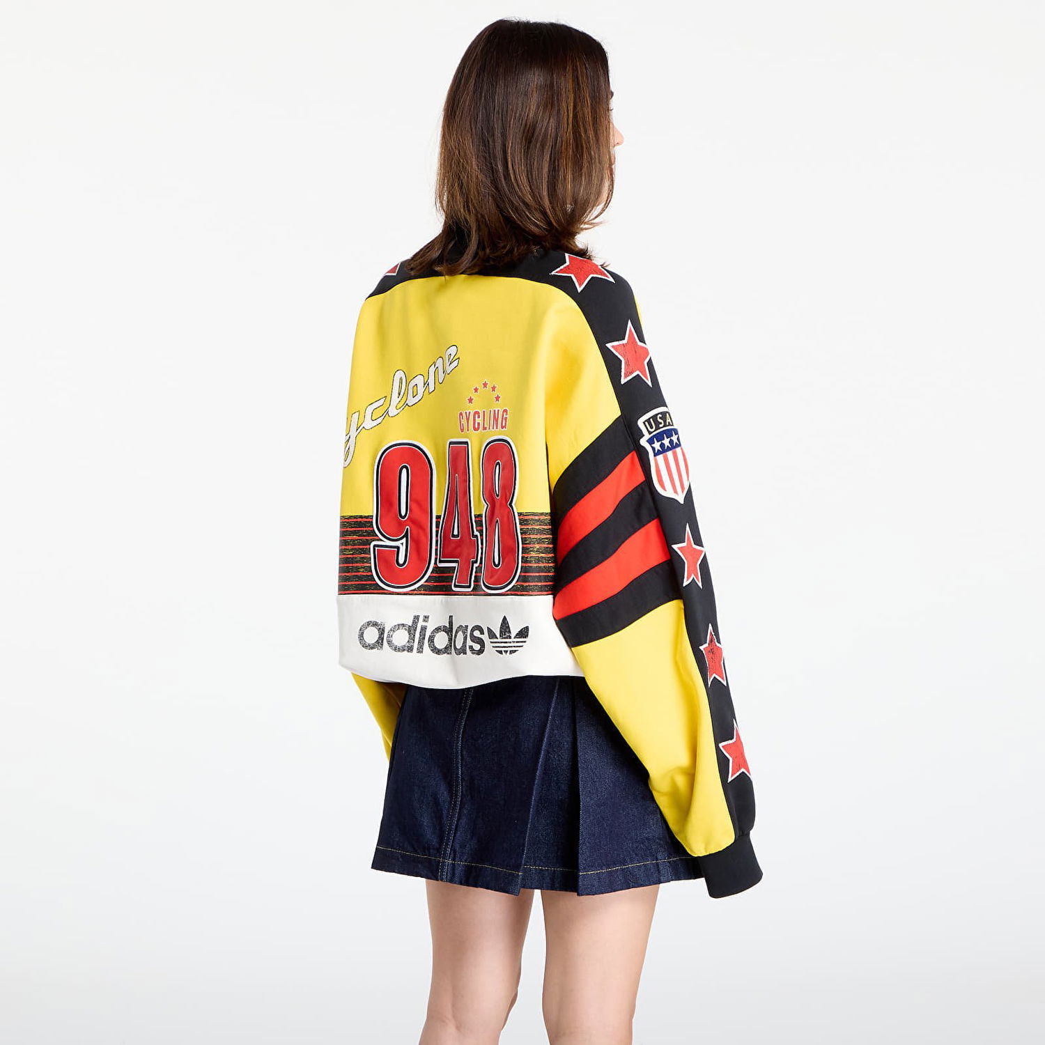 Sweatshirt adidas Originals Archive Cycling Sweatshirt Gul | JW0147, 1