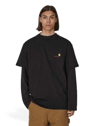 T-shirt Carhartt WIP American Script T-Shirt Svart | I029956_89_XX