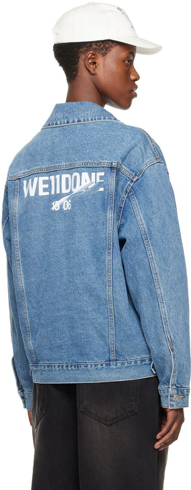 Jacka We11done We11done Faded Denim Jacket Blå | WD-DJ1-23-913-U-BL, 2