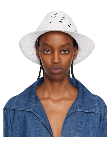 Hatt Valentino Garavani VLogo Beach Hat Vit | 2W2HAA90AYQ