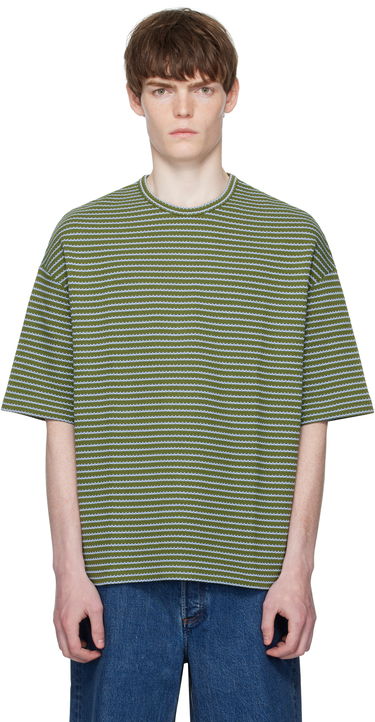T-shirt A.P.C. A.P.C. Bahia Striped T-Shirt Grön | COHJD-H26231, 0