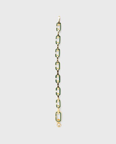 Armband Casablanca Enamel "C" Link Bracelet Metallisk | A-AW25-JW-322-01, 2
