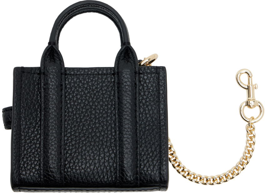 Nyckelringar Marc Jacobs Marc Jacobs The Nano Tote Bag Charm Keychain Svart | 2F3SCP005S07, 1