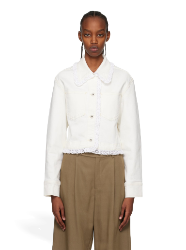 Jacka KENZO Paris Cropped Vit | FD52DV2406D2