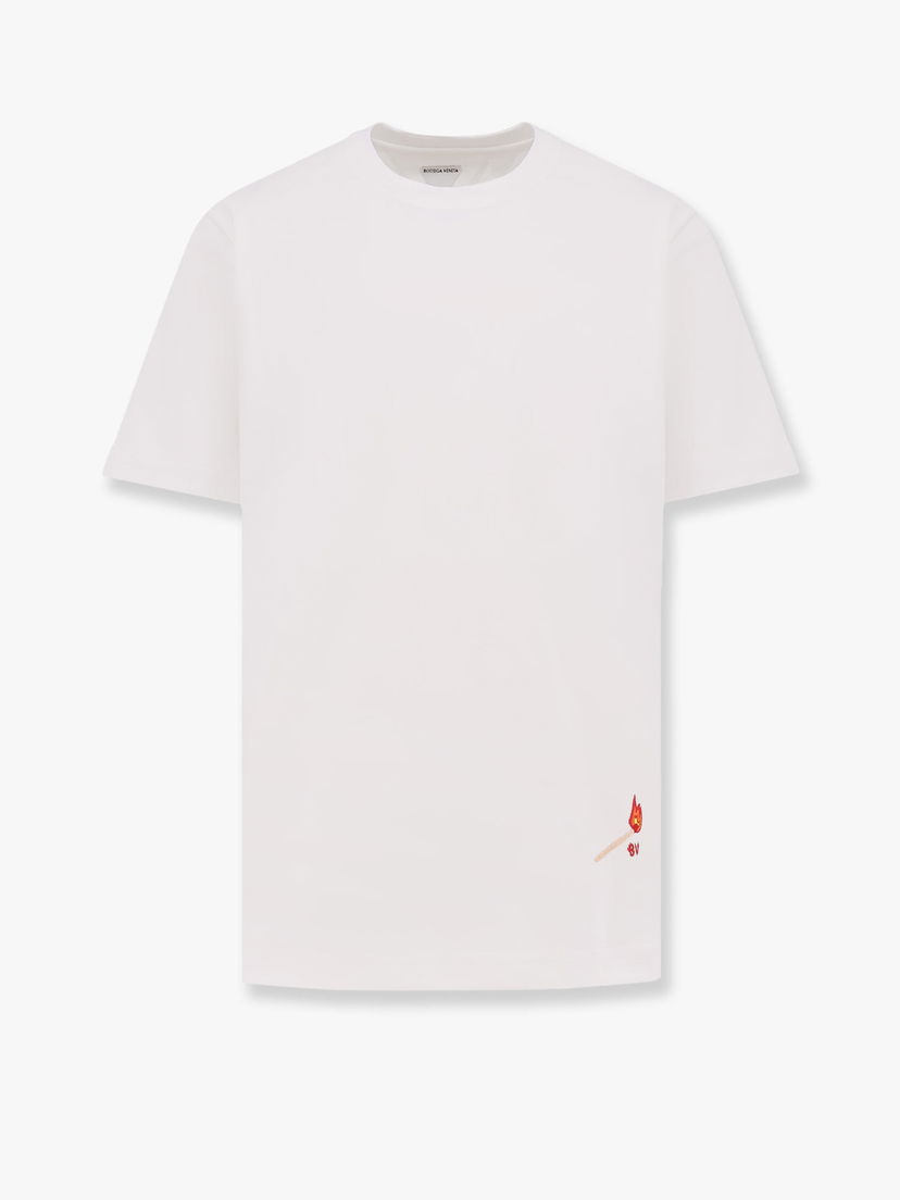 T-shirt Bottega Veneta Bottega Veneta Match Graphic T-Shirt Vit | 825172V4N509000