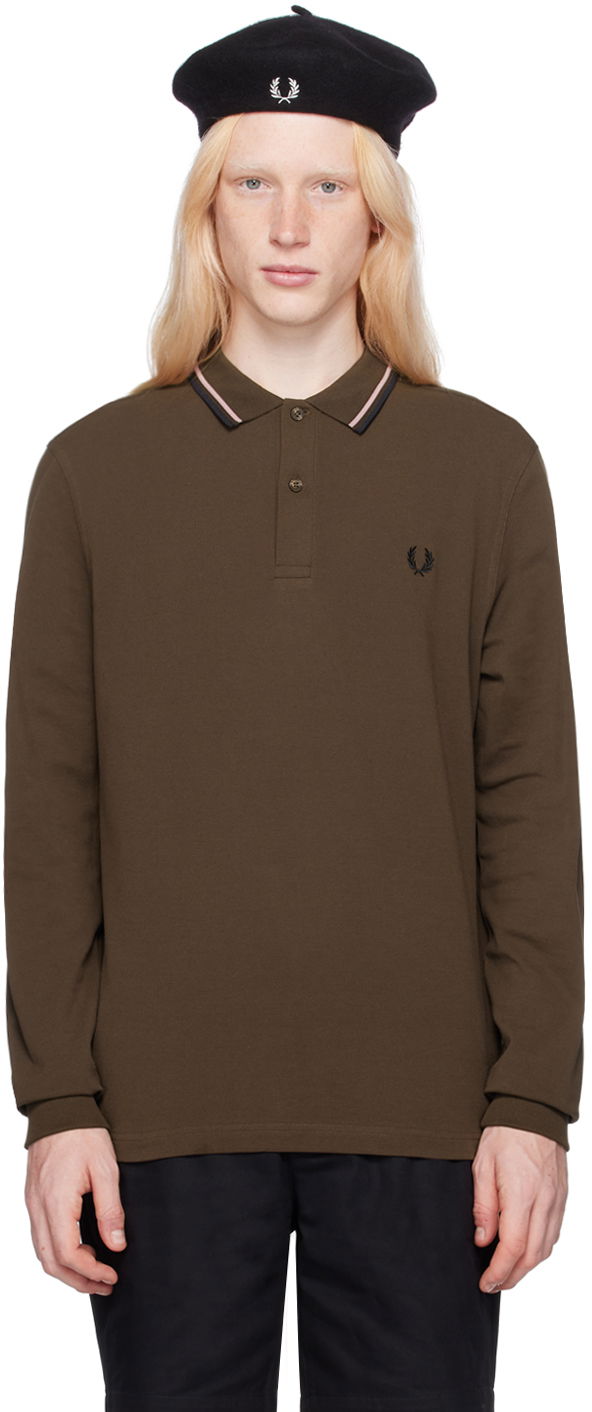 Polotröja Fred Perry Polo Tee Brun | M3636-Q21, 0