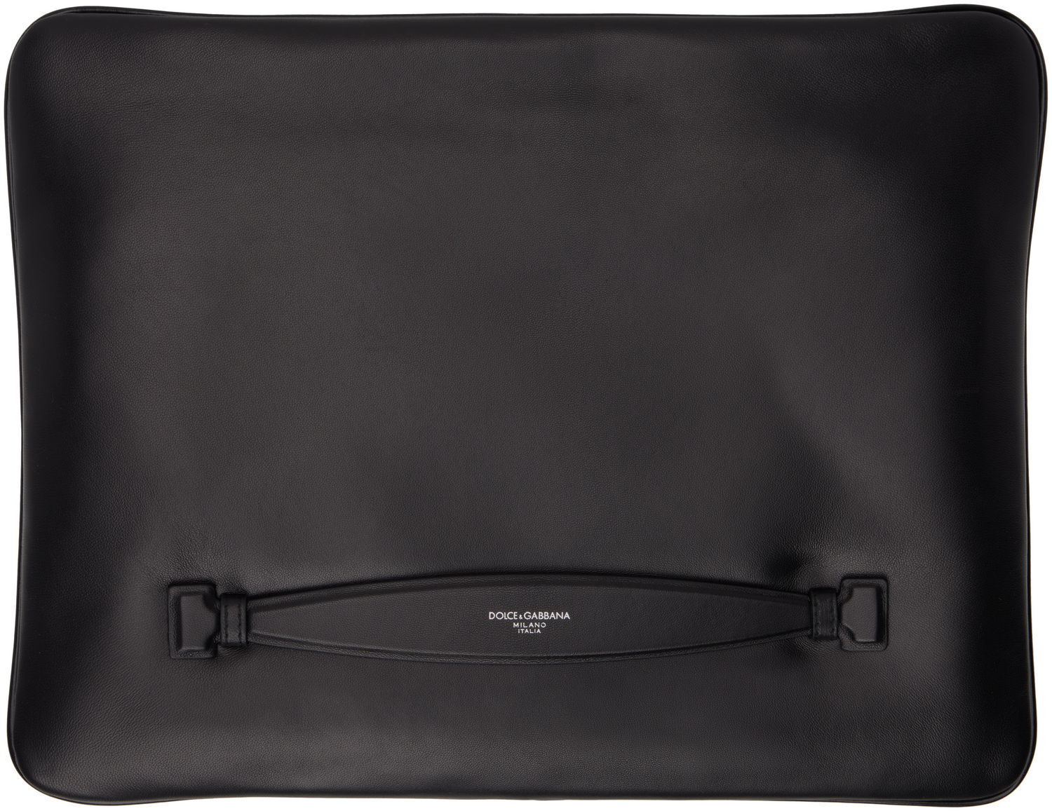 Resväska Dolce & Gabbana Leather Pouch Svart | BM3049AF984, 0