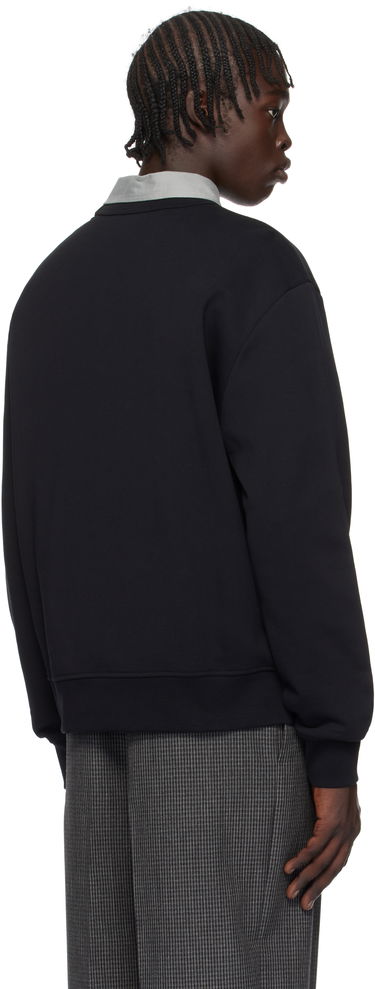 Sweatshirt A.P.C. Boxy Sweatshirt with Logo Svart | COHGO-H27916, 2