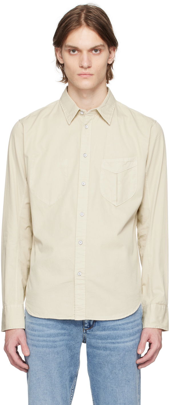 Skjorta rag & bone Rag & Bone Arrow Shirt Beige | MBW23SA381TGML