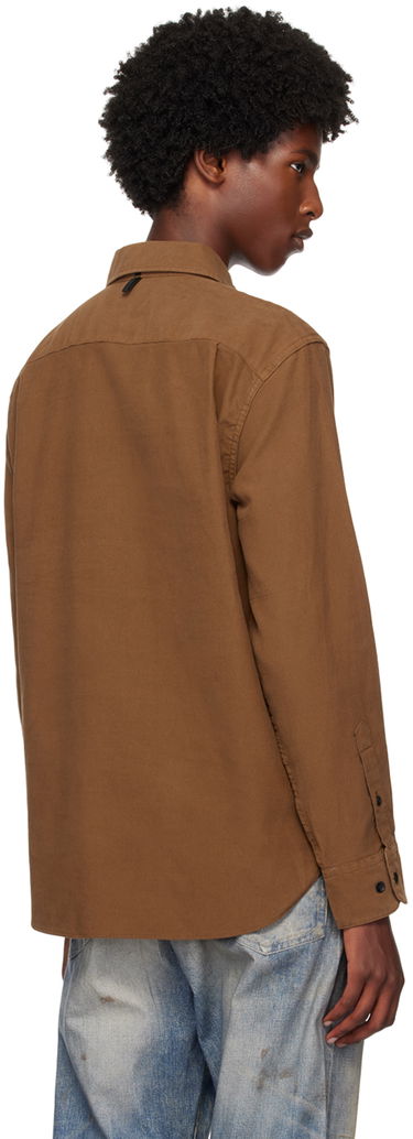 Skjorta rag & bone Rag & Bone Men's Finch Casual Shirt Brun | MBW24FA004CRML, 2