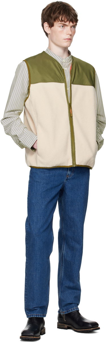 Väst A.P.C. A.P.C. Marty Fleece Vest Grön | PSAIF-H32022, 3