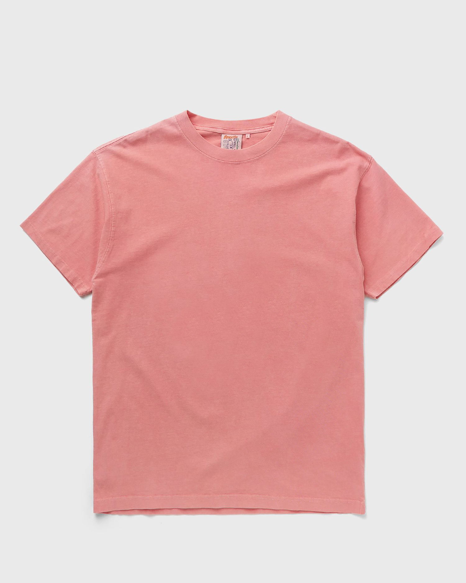 T-shirt BSTN Basic Crew Neck Short Sleeve T-Shirt Rosa | BEASTIN-PLAIN19-UND-20, 1