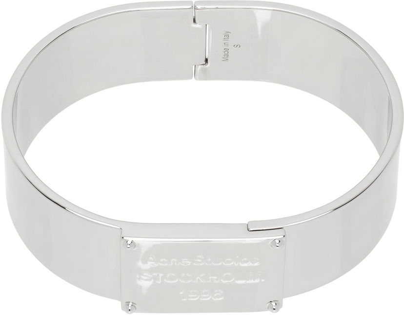 Armband Acne Studios Acne Studios Engraved Logo Bracelet Metallisk | C50455-