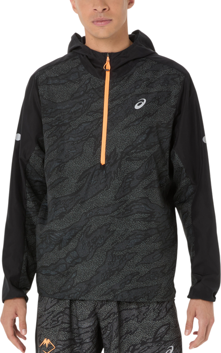 Vindjacka Asics Fujitrail Packable Windbreaker Jacket Svart | 2011d389-002