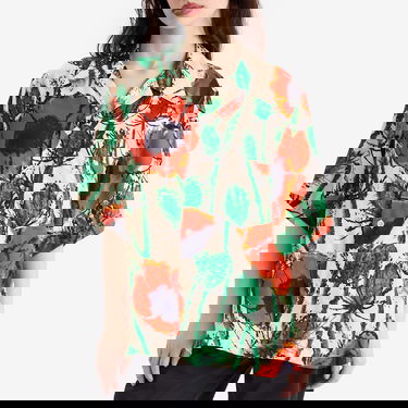 Skjorta Wales Bonner Wales Bonner Highlife Floral Print Bowling Shirt Flerfärgad | MS25SH08-VI05-0734, 2