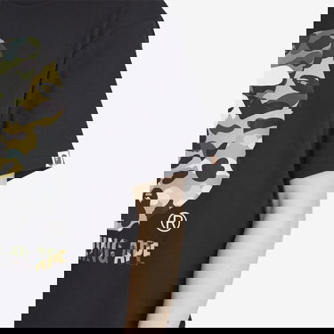 T-shirt BAPE 1St Camo Crazy By Bathing Ape T-Shirt, Size Large Svart | 001TEL301017M-BLK, 5