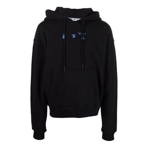 Sweatshirt Off-White Mirko Print Hoodie Svart | OMBB037S21FLE0071045