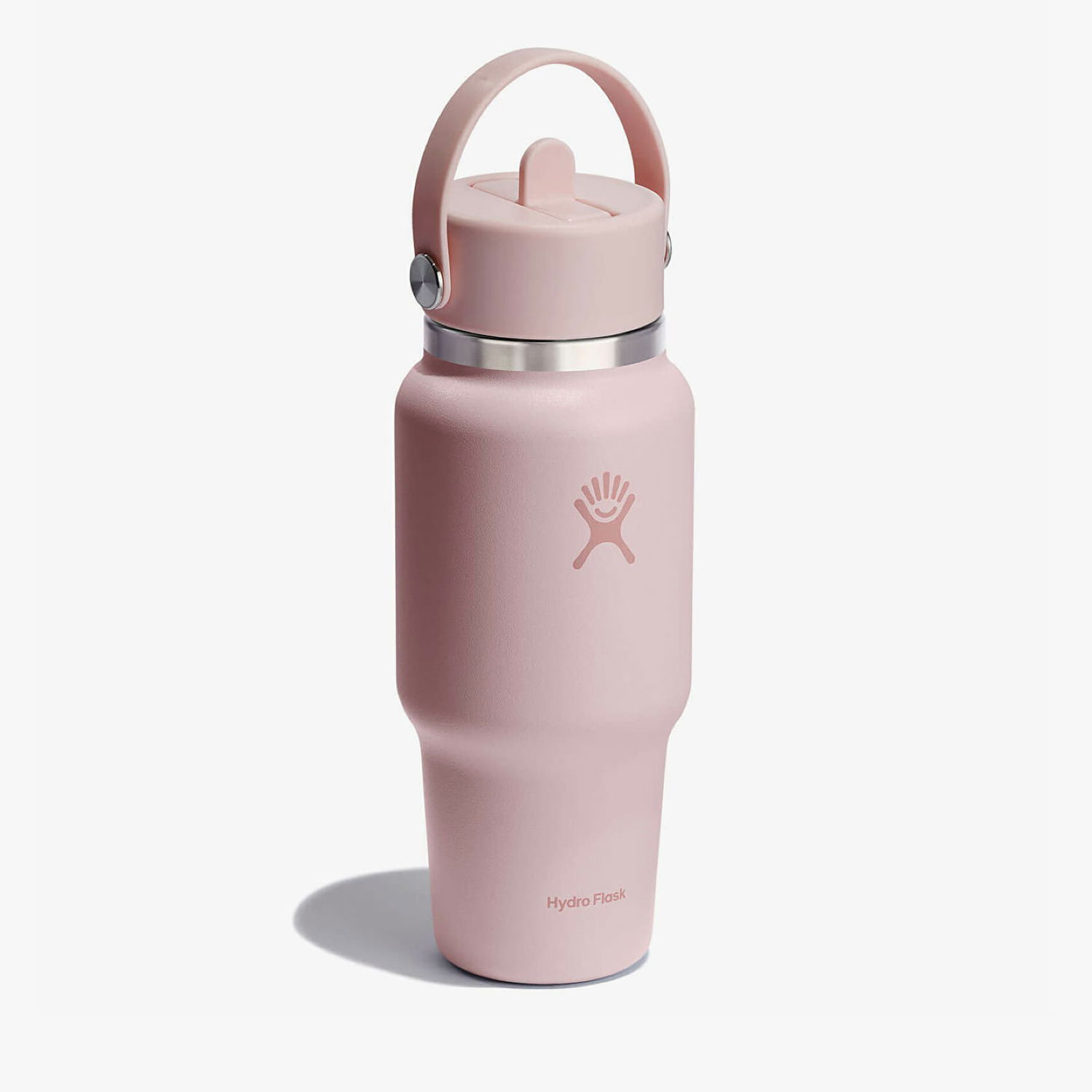 Dricksflaska Hydro Flask 709 ml Wide Flex Straw Travel Bottle Trillium Universal Rosa | WT24CFS678, 1