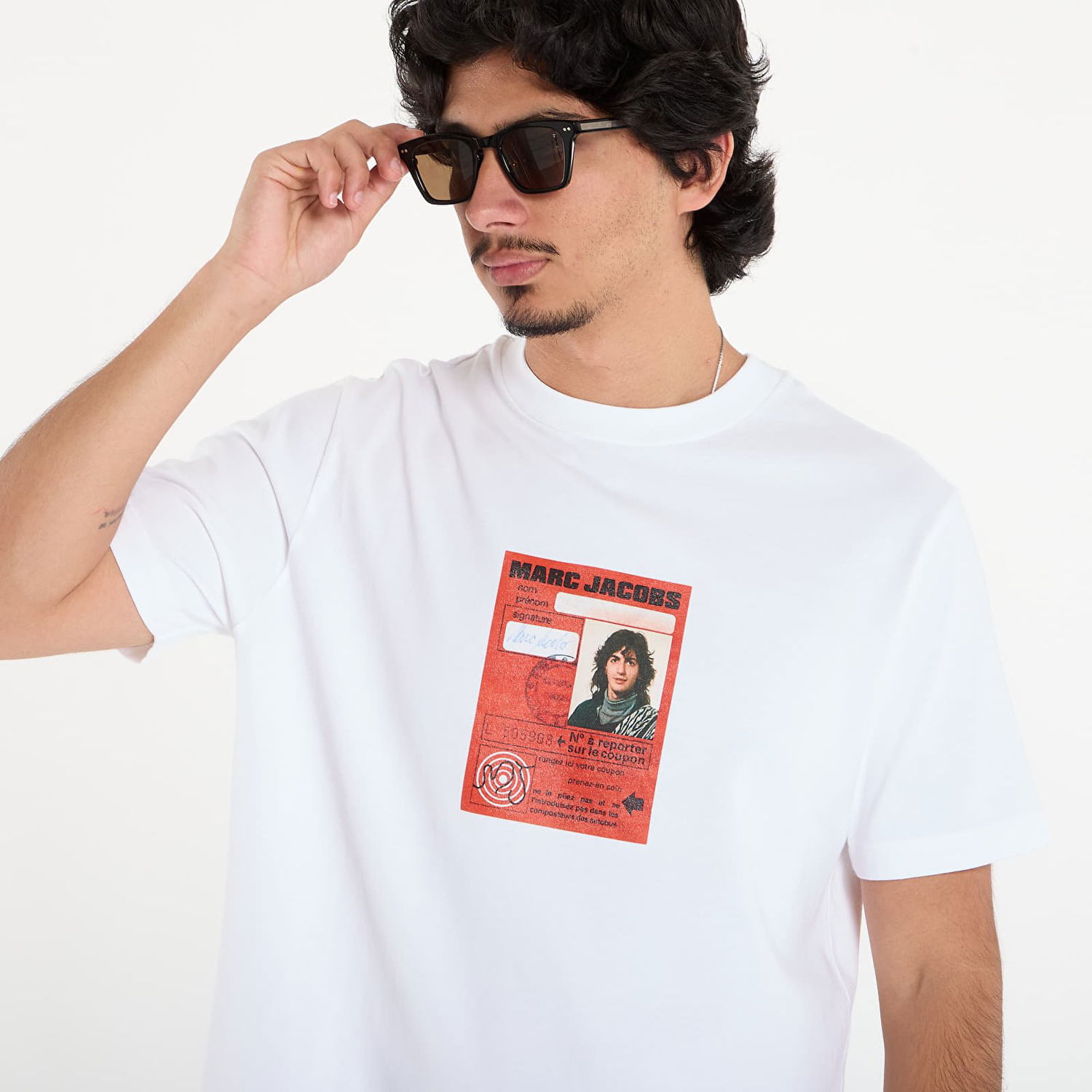 T-shirt A.P.C. A.P.C. x Marc Jacobs T-Shirt Vit | COHKS-M26553 AAB, 1