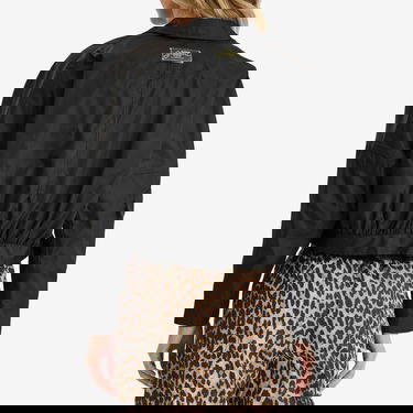 Bomberjacka GANNI Ganni Duchesse Nylon Short Jacket Svart | W0462, 3