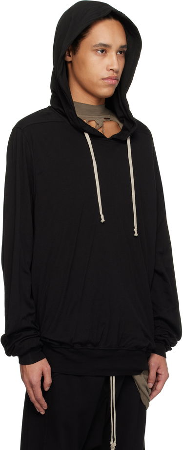 Sweatshirt Rick Owens Rick Owens DRKSHDW Hollywood Oversized Hoodie Svart | DU01E3262 BHDB, 1