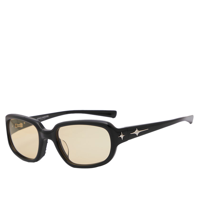 Solglasögon Gentle Monster Noizer Black & Yellow Sunglasses Svart | NOIZER-01-OL