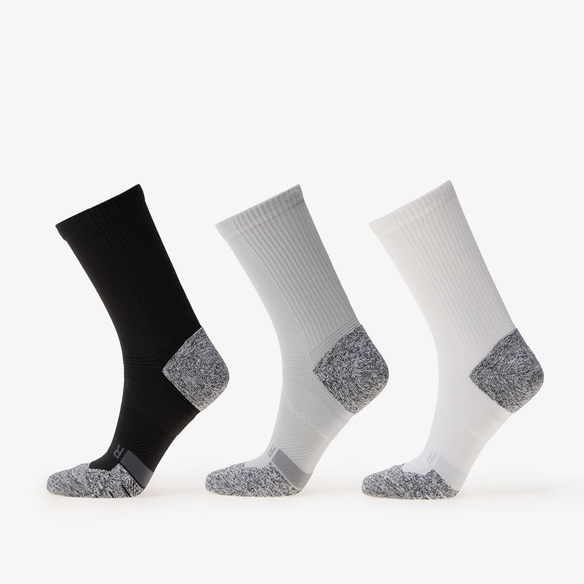 Strumpor Under Armour AD Pro Mid Socks 3-Pack Black Flerfärgad | 1387048-001