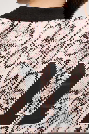 Klä Puma A$AP ROCKY Cotton Snakeskin Print Polo Mini Dress Beige | 633416, 4