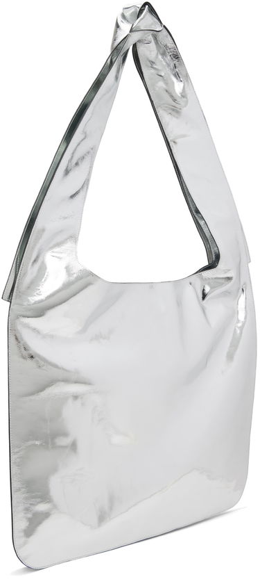 Axelväska We11done We11done Knotted Shoulder Bag Metallisk | WD-AB3-22-477-U-SV, 2