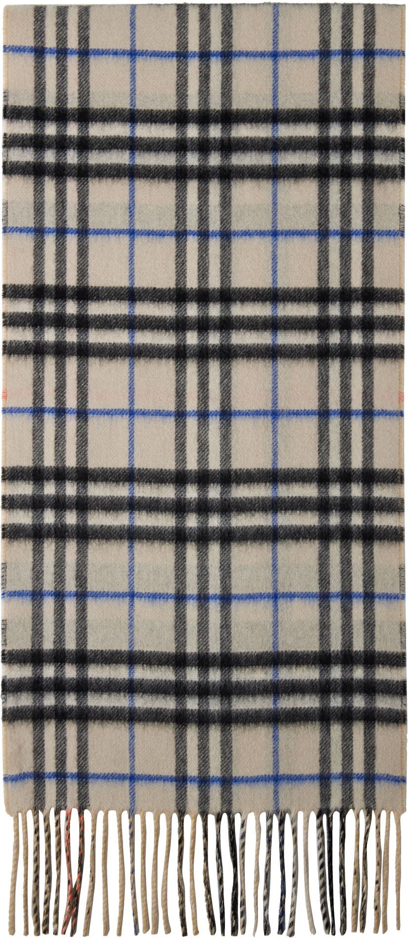 Halsduk Burberry Burberry Medium Cashmere Check Scarf Beige | 8090952