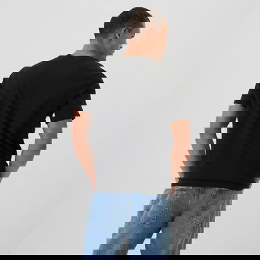 T-shirt GAP T-shirt Micro Logo Crew True Black S Svart | 502022-02, 1