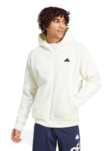 Sweatshirt adidas Performance Premium Full-Zip Hoodie Vit | IR5208