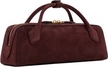 Handväska Alaïa 'Le Teckel' Suede Top Handle Bag Svart | AA1S06026CA328, 2