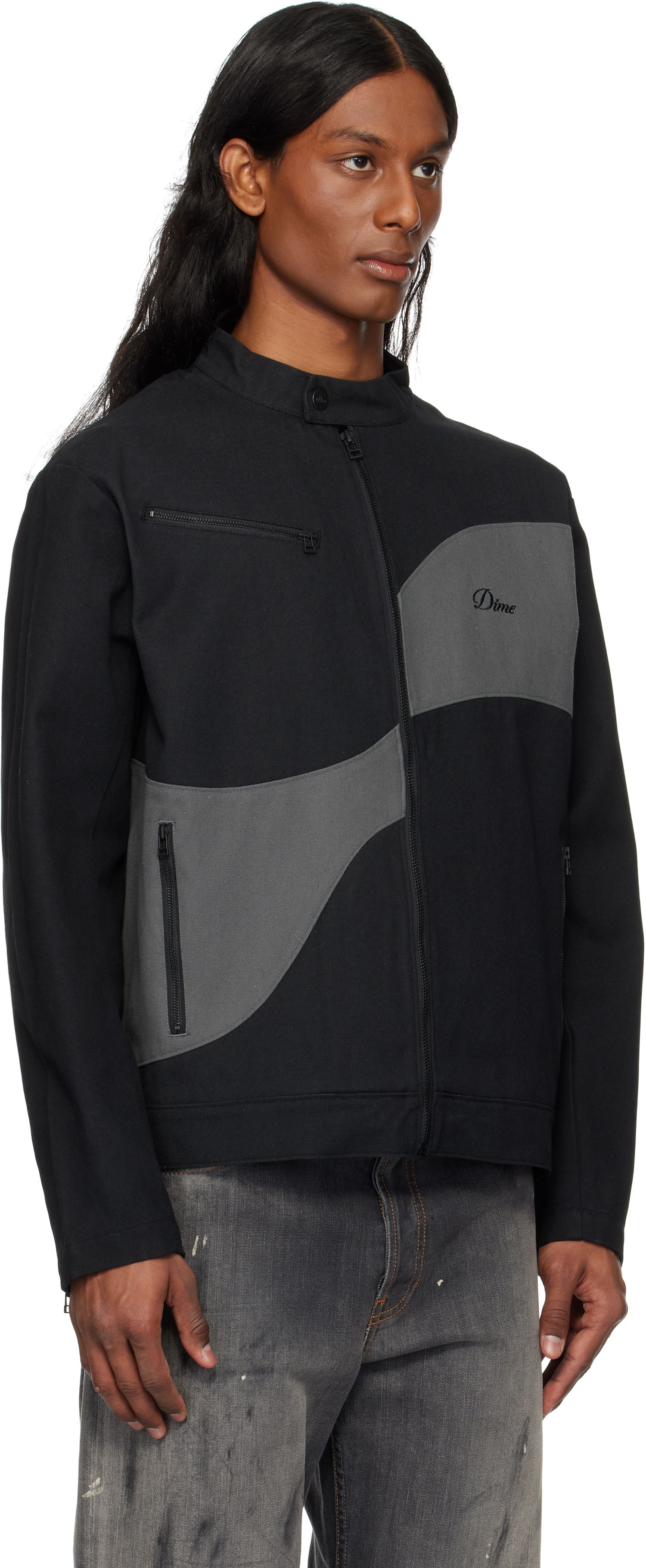 Jacka Dime Dime Moto Jacket Svart | DIME2SP252BLK, 1