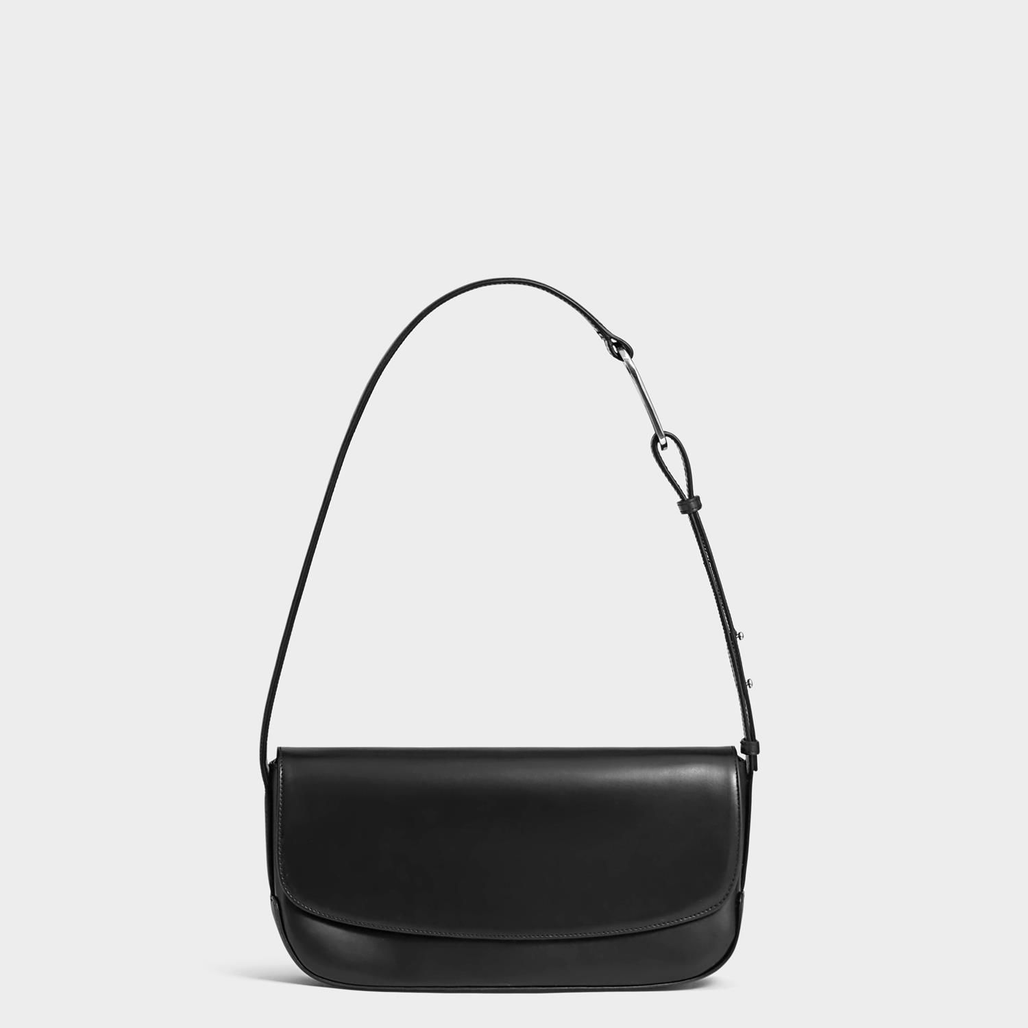 Axelväska Vagabond Vagabond Deia Leather Shoulder Bag Svart | BP03-001-20, 0