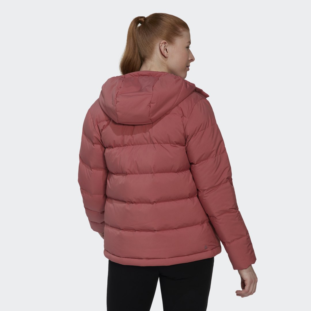 Pufferjacka adidas Originals Helionic Hooded Down Jacket Rosa | HG8745, 1