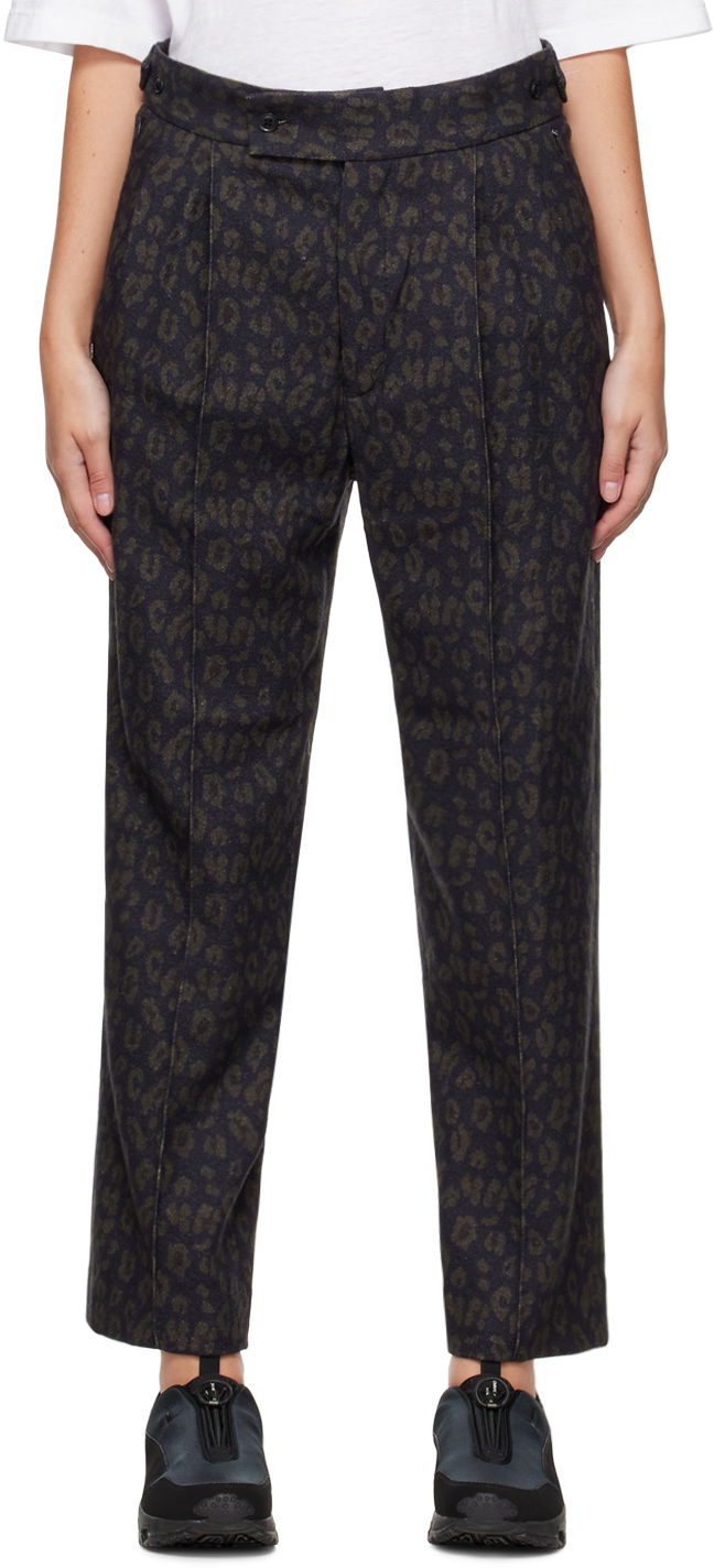 Byxor Needles Jacquard Trousers Svart | LQ147