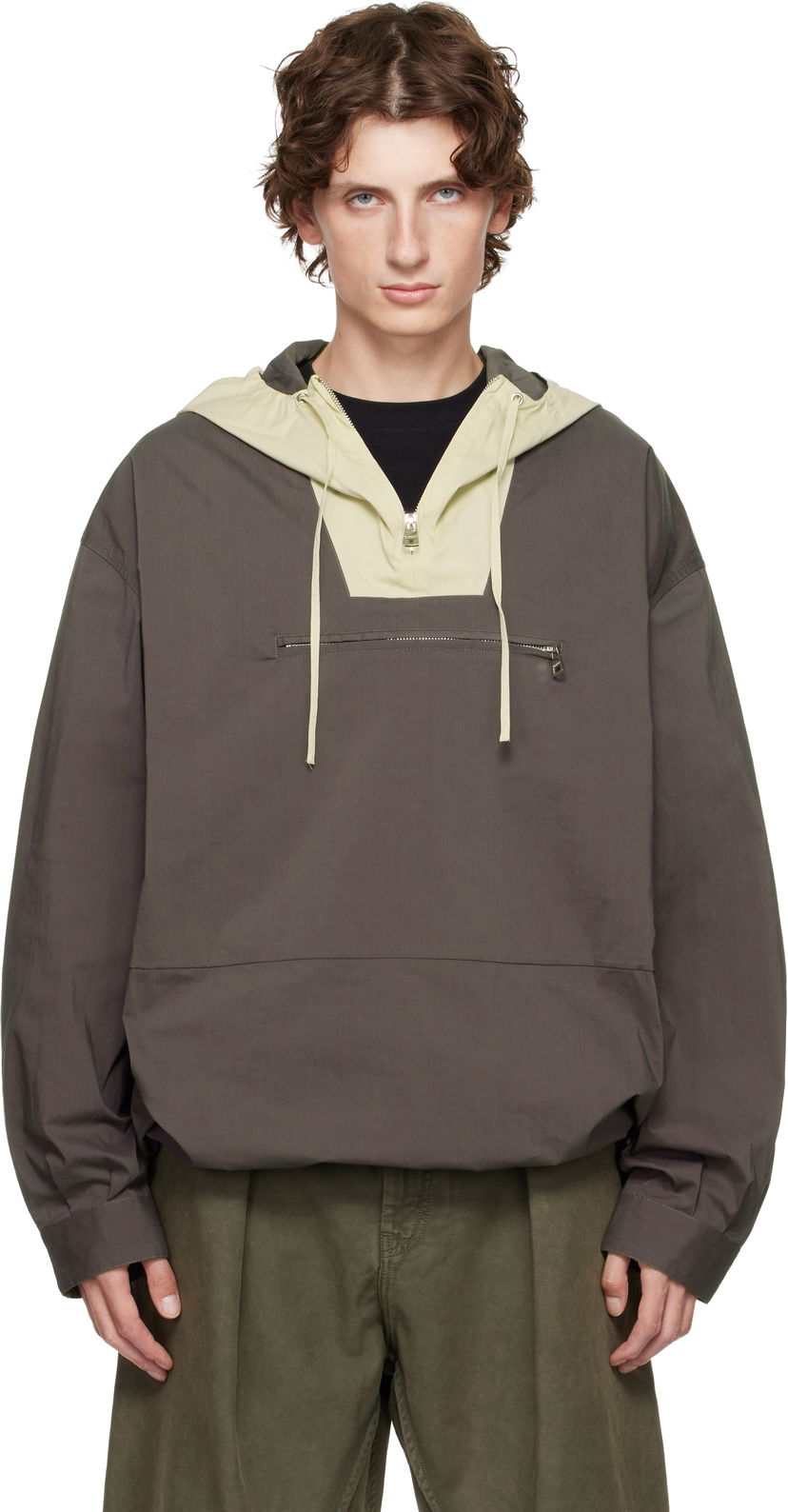 Vindjacka JW Anderson JW Anderson Contrast Hood Jacket Flerfärgad | JK0392-PG1838