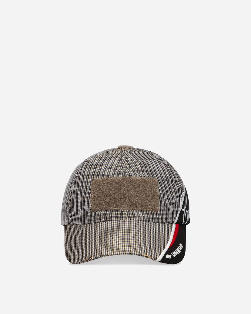 Keps Umbro Cult Unity Plaid Velcro Patch Cap with Striped Brim Flerfärgad | UBMW235FA20 BEG0024