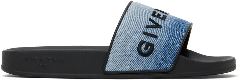 Badkläder Givenchy Givenchy Slide Flat Pool Slides Svart | BE3076E2CT420