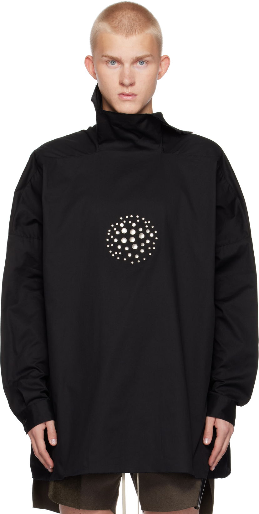Skjorta Rick Owens Orb Long Sleeve Shirt Svart | RR02D6209 CDRES3