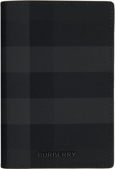Plånbok Burberry Burberry Check Passport Holder Svart | 8073278, 0