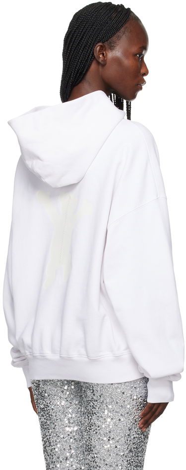 Sweatshirt We11done We11done Printed Hoodie Vit | WD-TH3-22-727-U-IV, 2