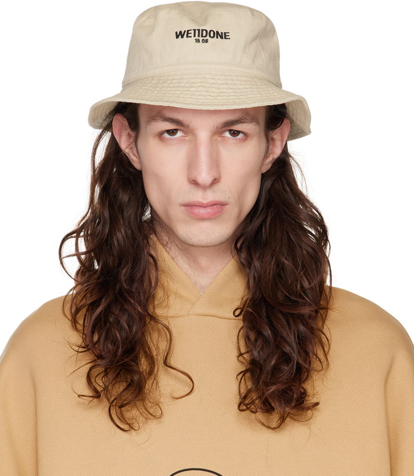Hatt We11done We11done 1506 Bucket Hat Beige | WD-AH3-22-420-U-BG